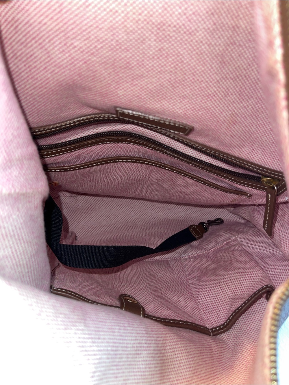 Dooney & Bourke Pebbled Leather Hobo Shoulder Bag Cognac Brown Large Purse - Picture 14 of 17